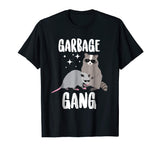 Opossum And Raccoon Shirt Garbage Gang Funny Animals T-shirt