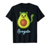 Avogato Avocado Cat Funny Avocato T-Shirt