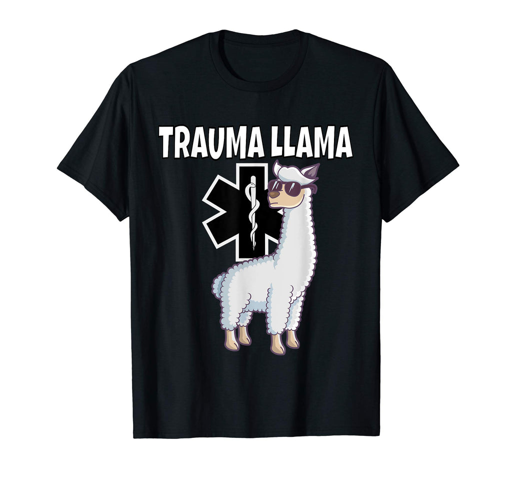 Funny Trauma Llama EMT T-Shirt Medic EMS Gift