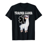 Funny Trauma Llama EMT T-Shirt Medic EMS Gift