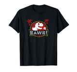 Jurassic Age Rawr Funny Cute Dinosaur Chasing Lollipop Shirt