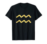 Aquarius T Shirt Funny Zodiac Sign Shirts Horoscope Gift