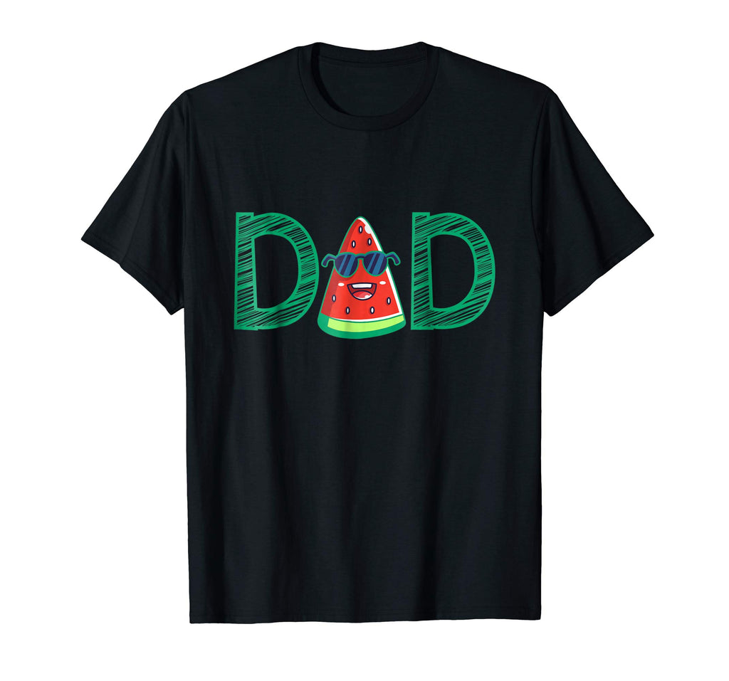 Dad Watermelon T-Shirt - Funny Summer Melon Fruit Cool Tee