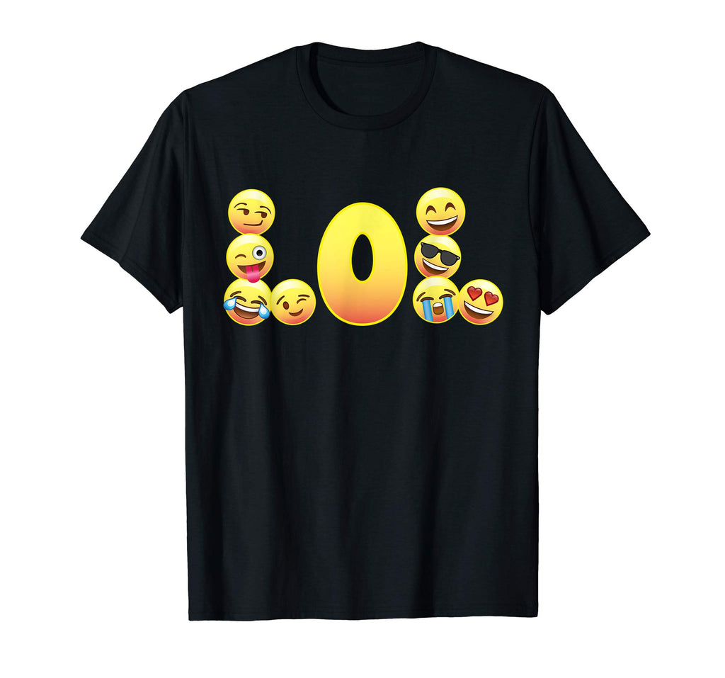 Funny Emoji LOL Face T-Shirt for Kids, Teens and Adults Tee