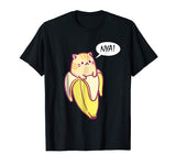 2018 Bananya Banana Funny Cat T Shirt
