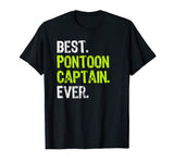Pontoon Boat Gift Shirt - Captain Funny Boat Lake Shirt Men