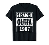 1987 Funny trendy Birthday Bday Present Shirt