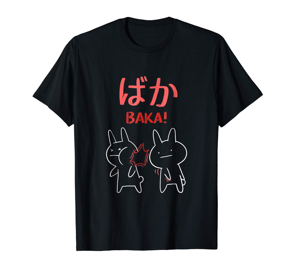 Baka Shirt Funny Anime Manga Rabbit Slap Otaku T-Shirt