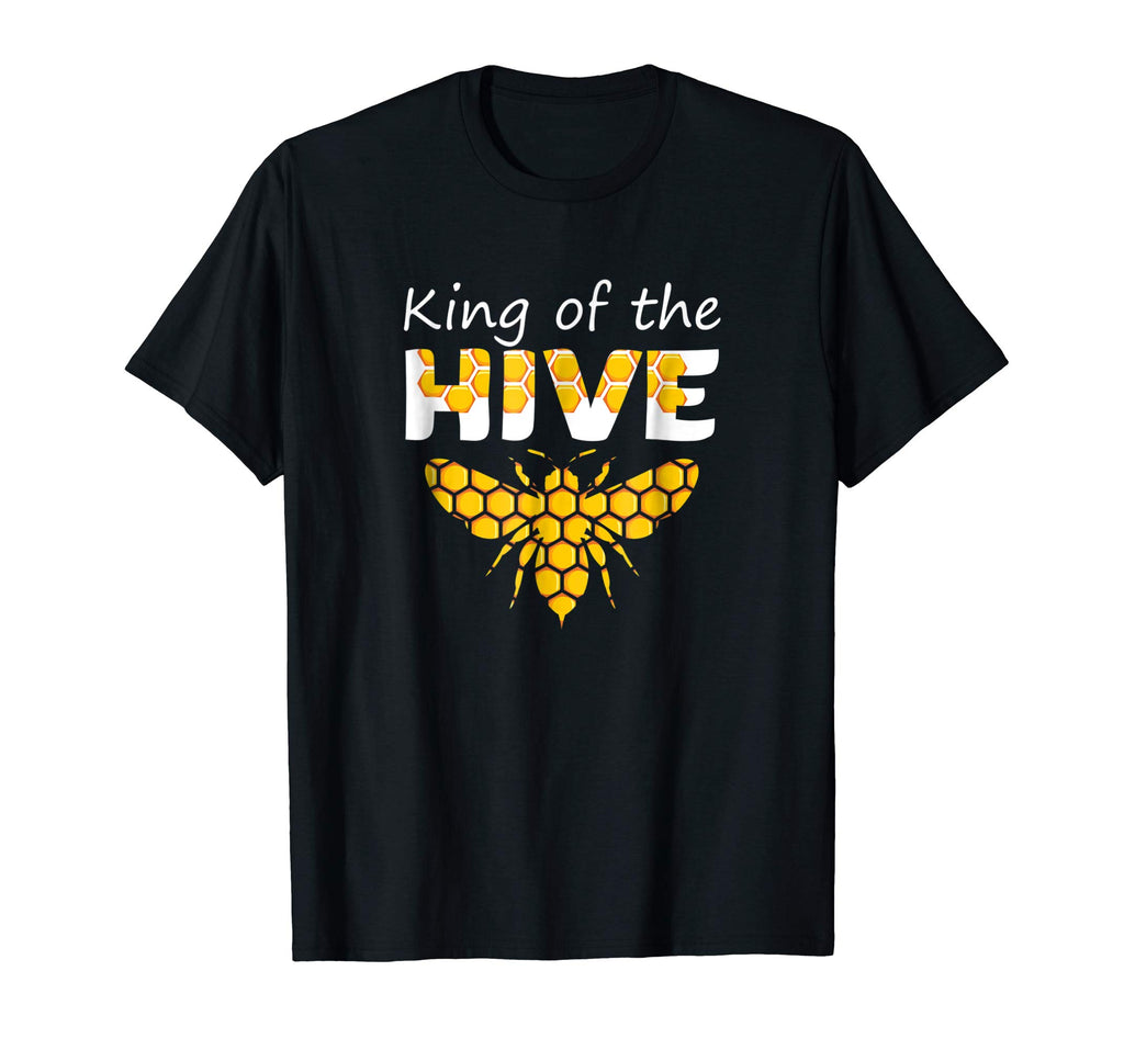 Beekeeping King of The Hive Tshirt Beekeeper Bee Funny Gifts