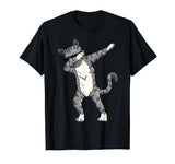 Dabbing Cat Shirt - Funny Cat Dab Dance Tshirt Gift