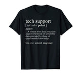 Tech Support Definition Shirt, Funny Cute Computer Nerd Gift