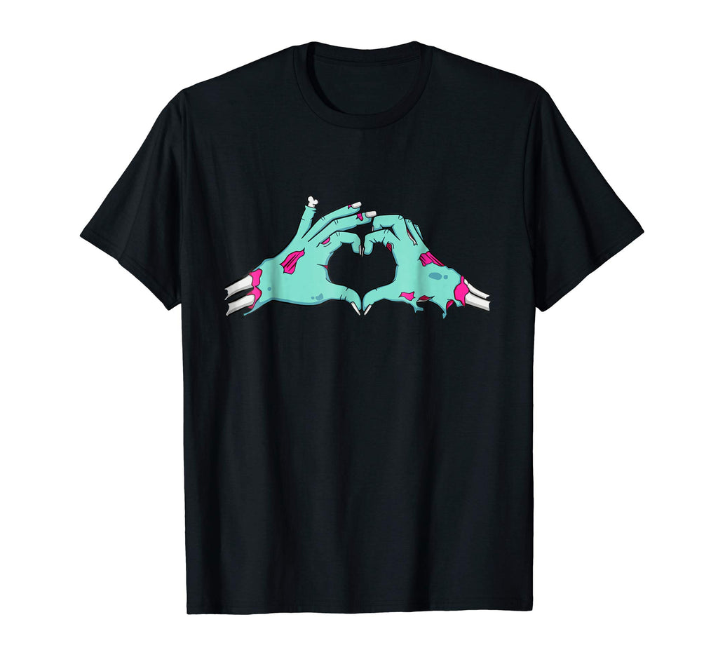 I Love Zombies T-Shirt Funny Horror Party Mens Womens Gift