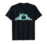 I Love Zombies T-Shirt Funny Horror Party Mens Womens Gift