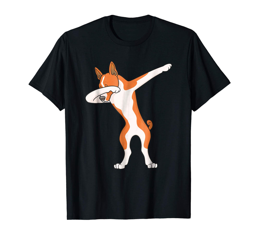 Basenji Dabbing Shirt Funny Dog Dab Dance T-Shirt