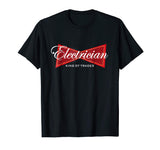 Electrician King of Trades Funny T-Shirt Gift Tee Shirt