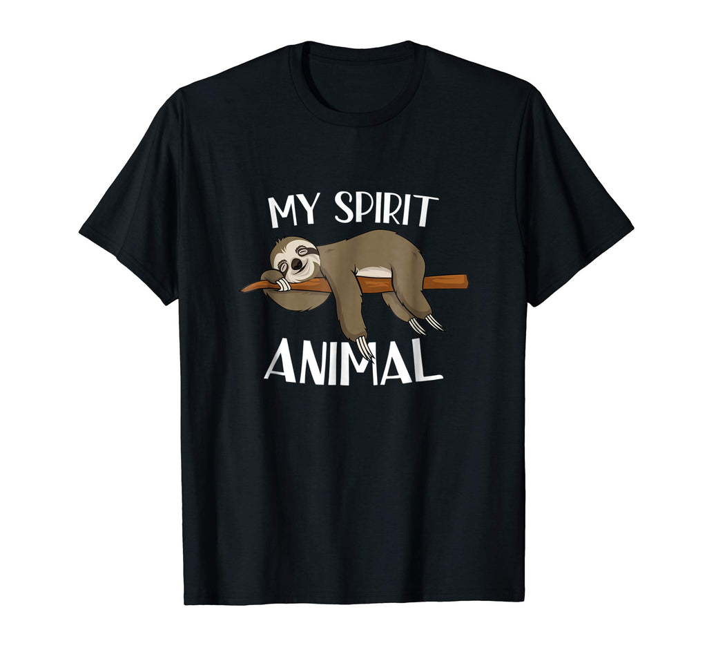 My Spirit Animal Funny Sloth T-shirt Lazy Napping Gift Tee