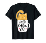 Funny Orange Cat Coffee Mug Tshirt Cat Lover Gifts