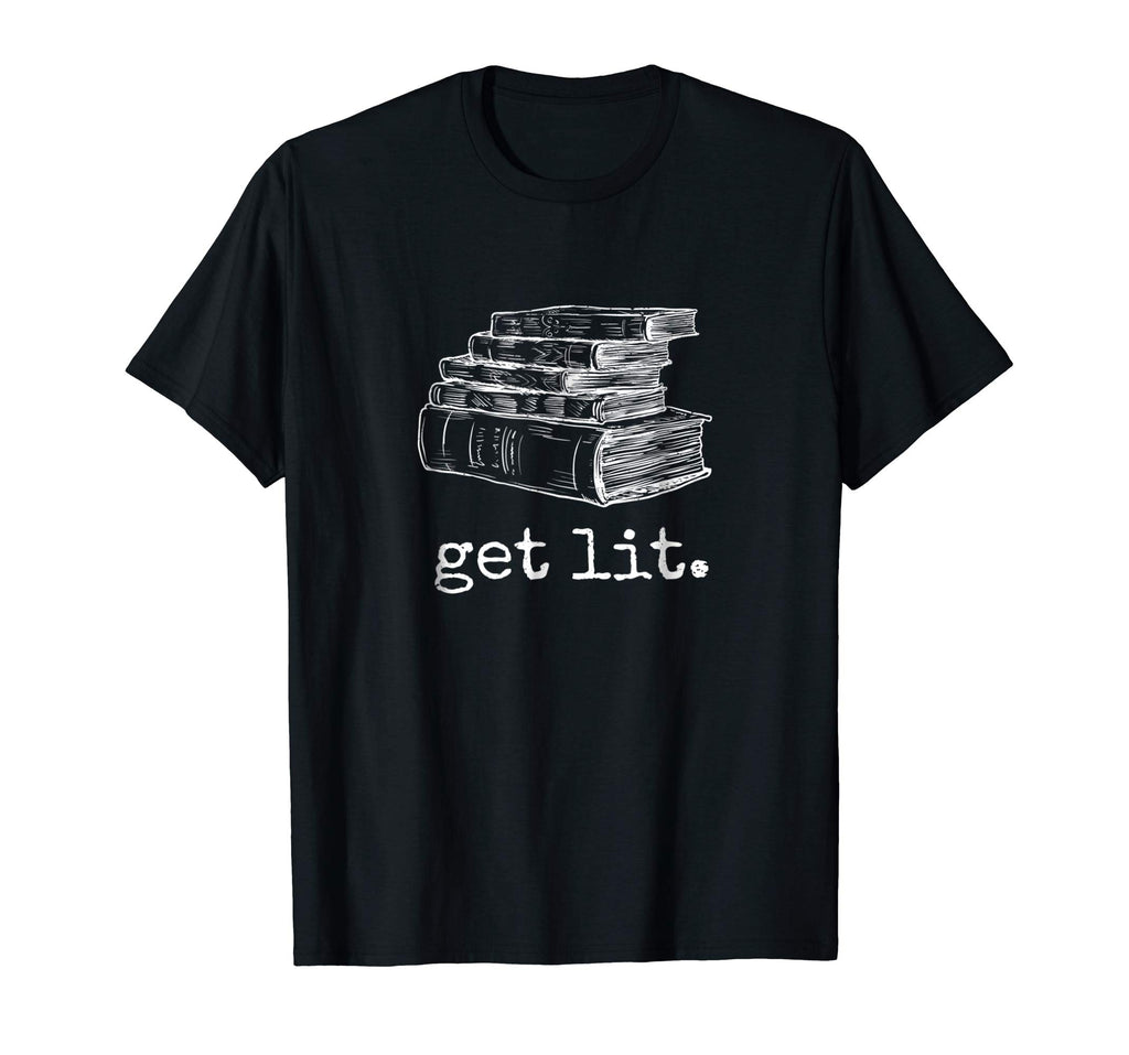 Get Lit with Books Funny Meme T Shirt