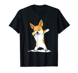 Corgi Cute Dabbing T-Shirt Funny Dab Dance Gift Shirt