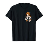 Beagle In Pocket t-shirt dog lover, cute, gift, funny