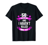 50th Wedding Anniversary T-Shirt For Wife. Funny Gifts Ideas
