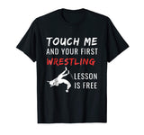 Funny Wrestling T-Shirt Wrestling Coach Sports T Shirt Gift
