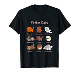 Potter Cats t-shirt, Funny Gifts For Cat Lovers Tshirt