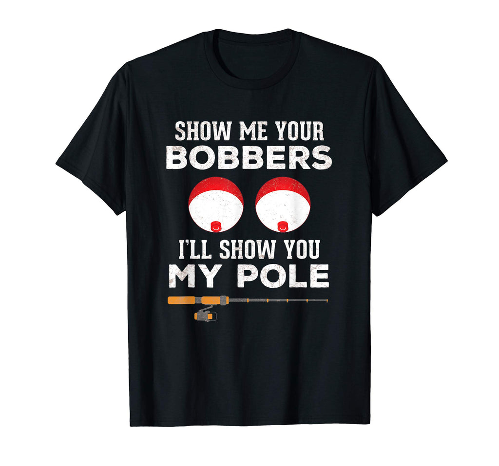 Mens Funny Fishing Shirts Novelty Gift Men Grandpa Dad Bobbers