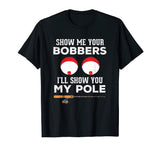 Mens Funny Fishing Shirts Novelty Gift Men Grandpa Dad Bobbers