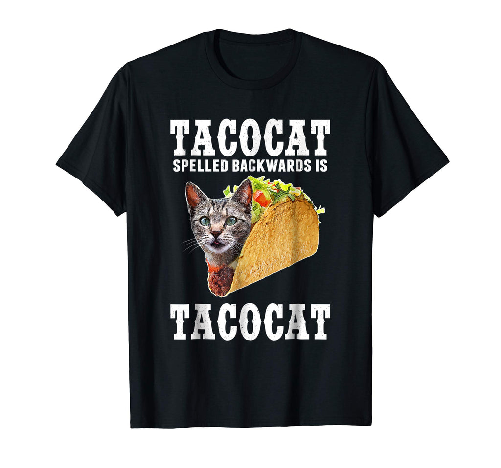 Tacocat Spelled Backwards is Tacocat Funny Cat Shirt