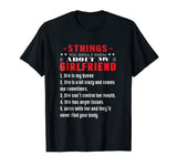 Mens 5 things you should know about my girlfriend funny T-shirt