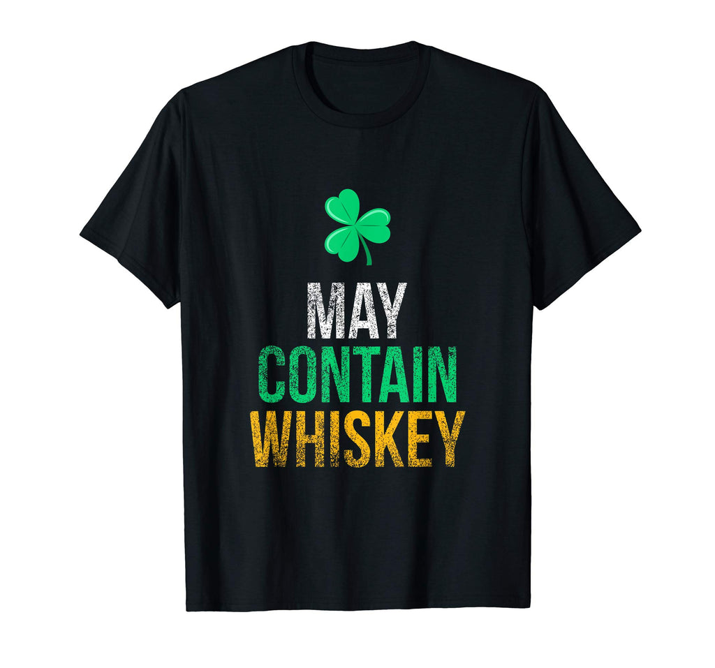 May Contain Whiskey Funny Irish Whiskey Lover T-Shirt