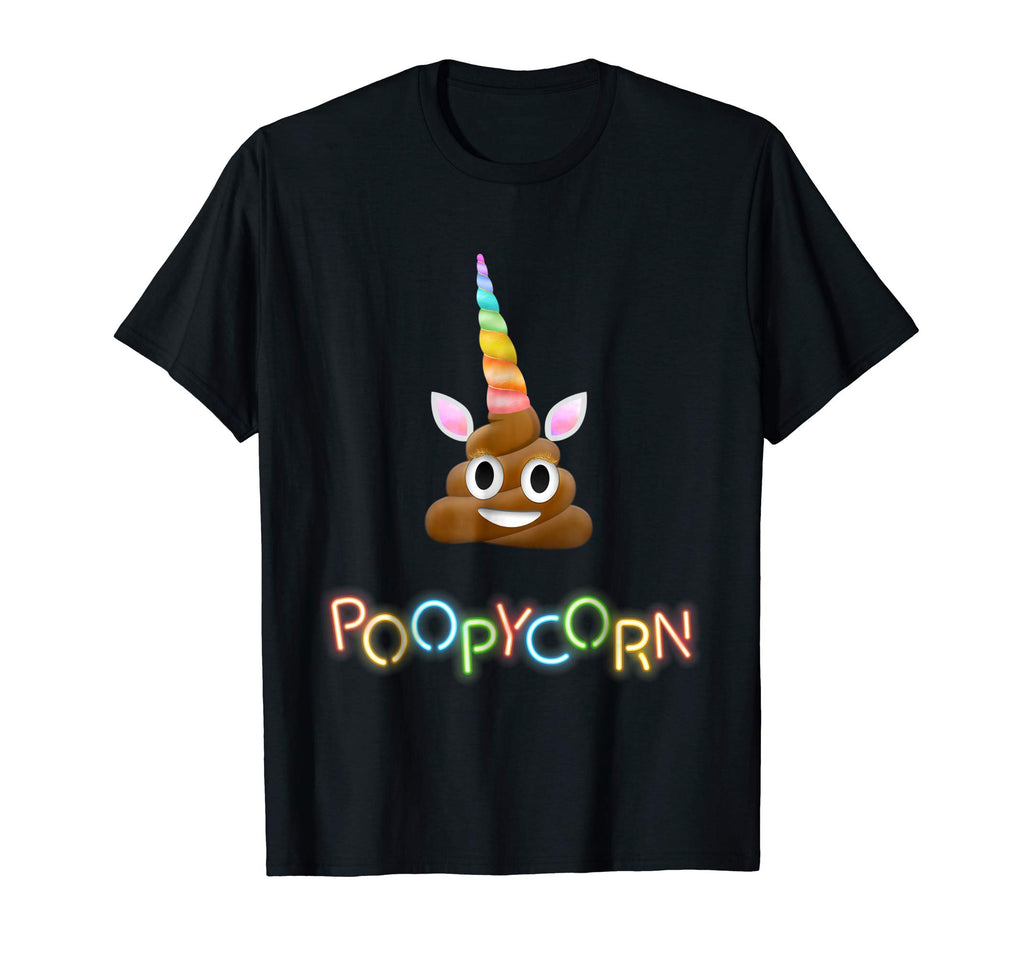 Kids Unicorn Poop Emoji Funny Shirt for Girls Boys Kids