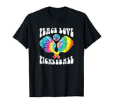 Pickleball Peace Love Funny Tie Dye T-Shirt