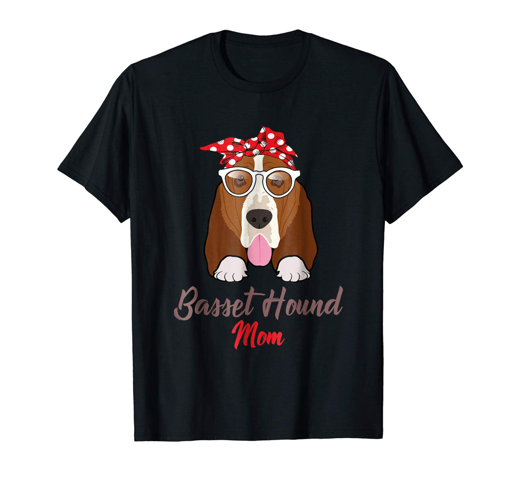 Basset Hound Mom Funny T-Shirt Mother's Day Gift