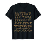 American Sign Language Cheat Sheet T shirt funny gift idea
