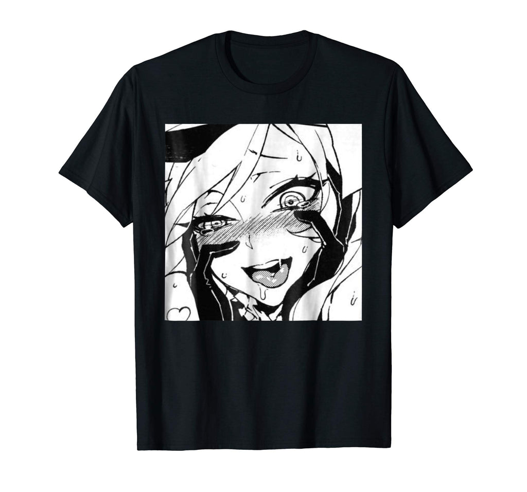 Ahegao T-Shirt Anime Funny Otaku Love Shirts