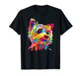 Yorkshire Terrier Shirt Funny Yorkie Pop Art Popart Dog Gift