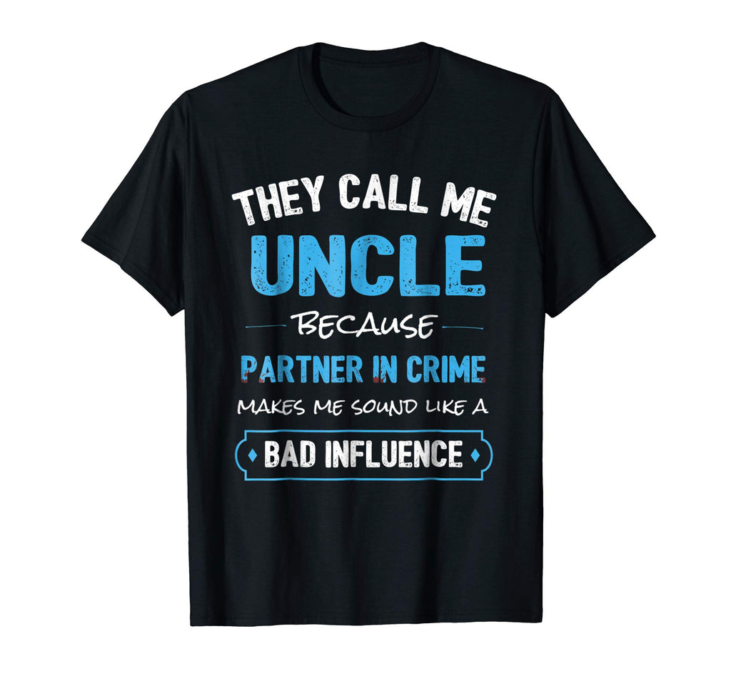 Funny Uncle Gift Shirt, Uncle Partner In Crime Shirt