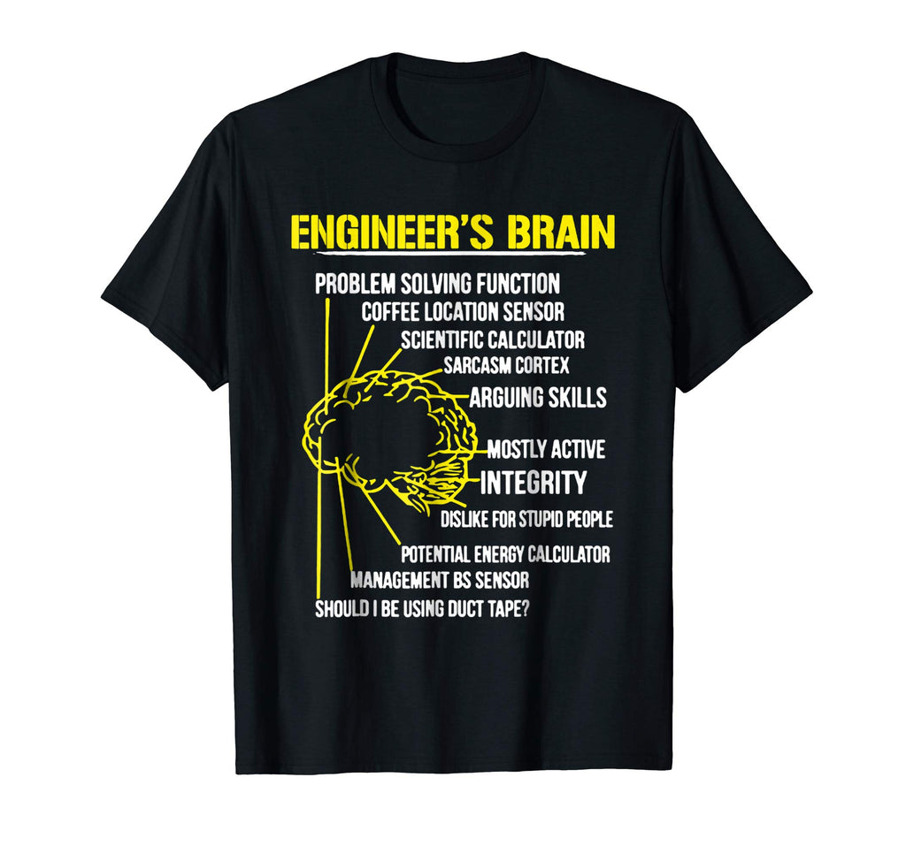 ENGINEER'S BRAIN FUNNY T-SHIRT