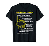 ENGINEER'S BRAIN FUNNY T-SHIRT