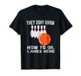Bowling excuse funny shirt
