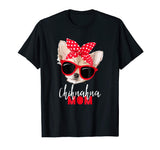 Chihuahua Shirt Funny Dog Shirt Mom Sunglasses Dog Lover Tee