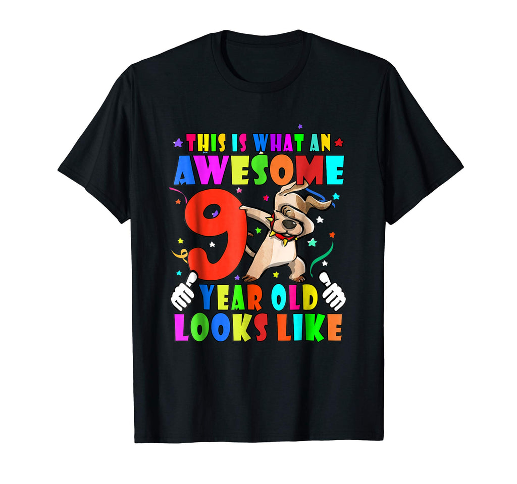 Awesome 9th Birthday Shirt - Funny 2009 BDay Boy Girl Gift