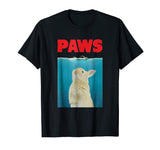 Paws Bunny T-Shirt Funny Parody | Rabbit Lover Gifts