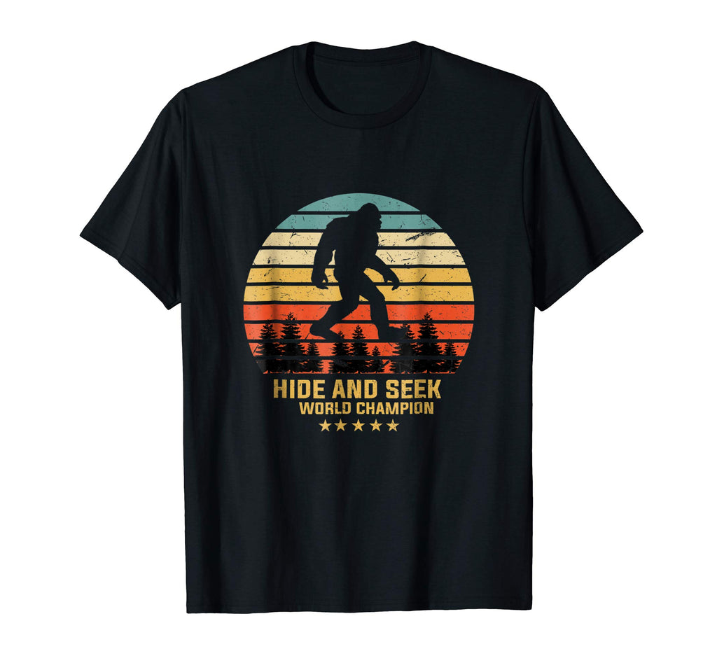 Hide and seek world champion shirt bigfoot is real funny