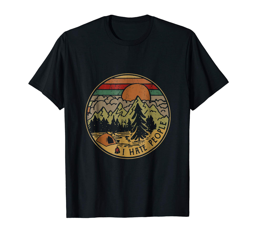 Love Camping I Hate People T-Shirt Funny Camping T-Shirt