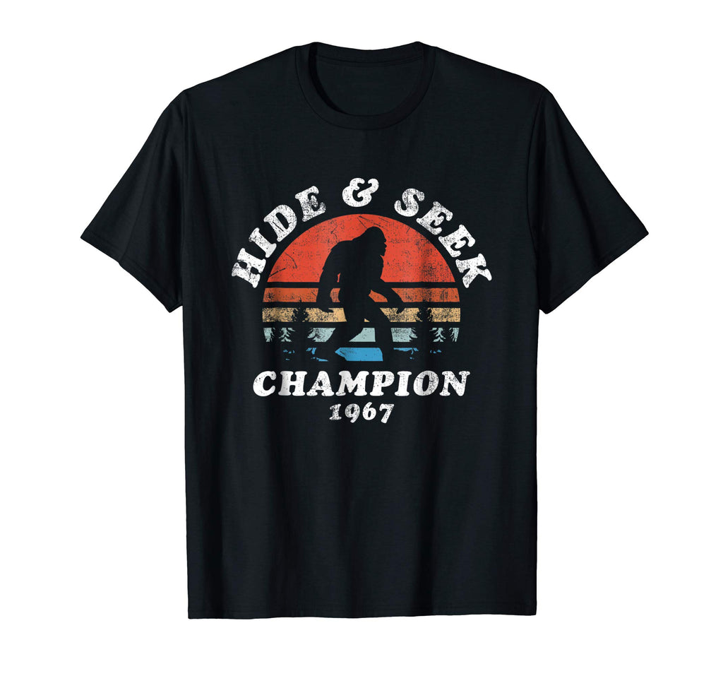 Hide &amp; Seek Champion Bigfoot 1967 Funny T-Shirt