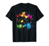 Artist Messy Painters Funny Paint Splatter Art T-shirt