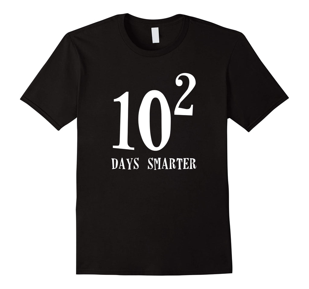 10 Squared Is 100 Days Smarter T-shirt Funny Math 100th Day